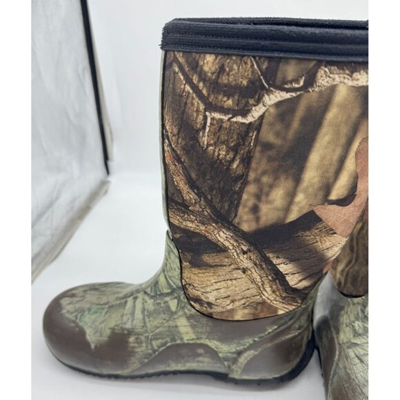 Bogs Youth Classic High Mossy Oak Hunting Boots 10" Camo Outdoors Pull On Rubber - Picture 5 of 14
